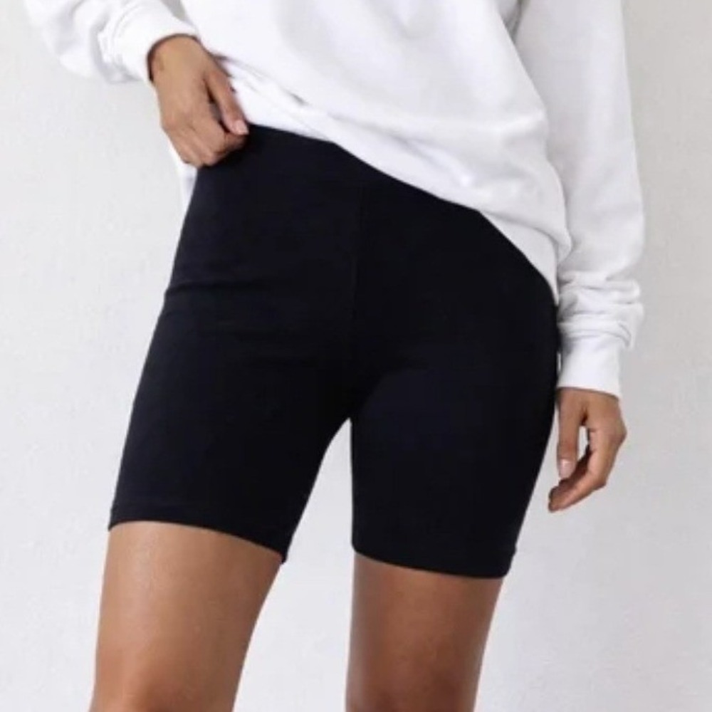 NEW Cotton Citizen Siena Biker Shorts Women Jet Black XS